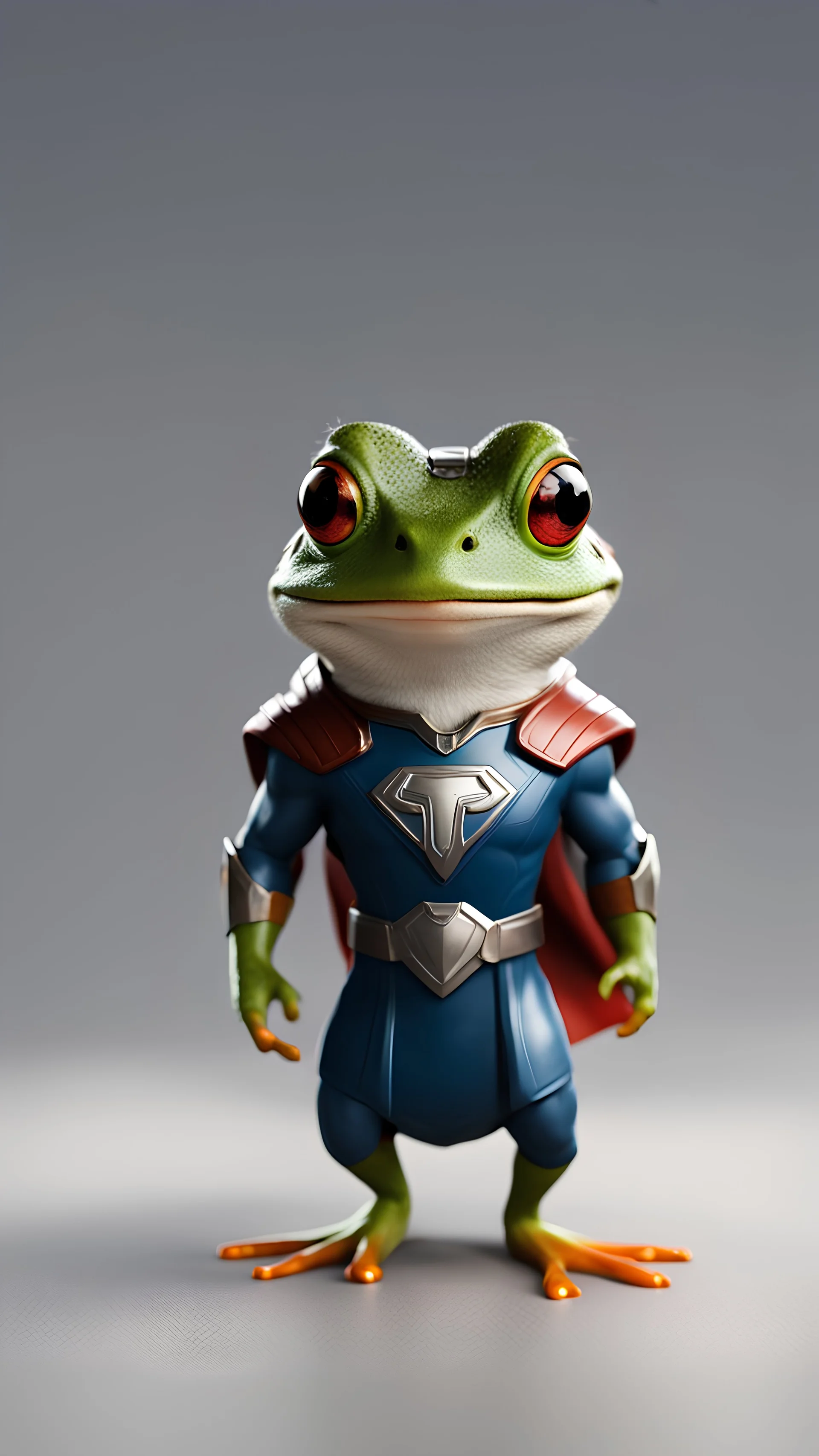 Coqui frog in Thor uniform, 8k