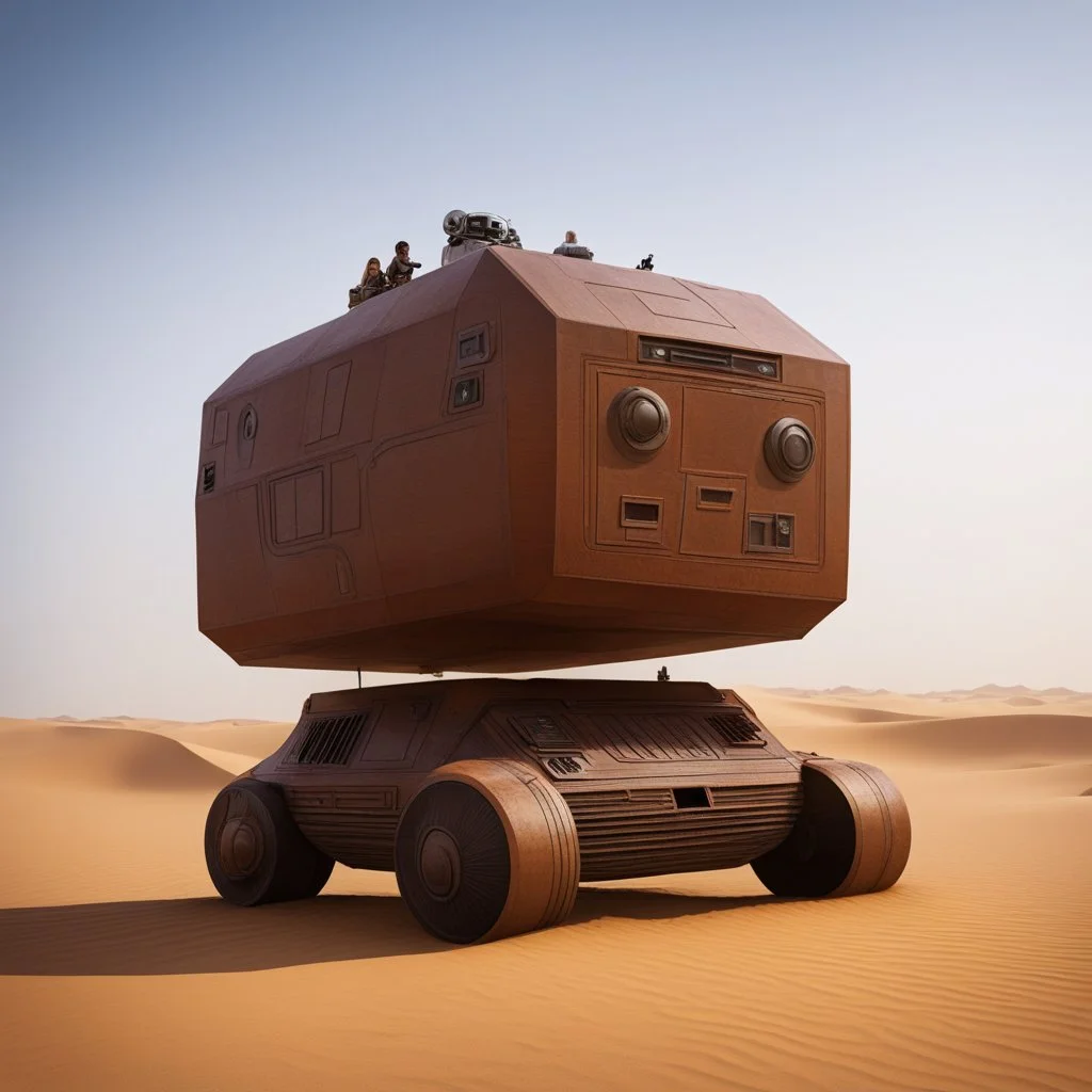 Jawa Sandcrawler being used as a mobile Discotech