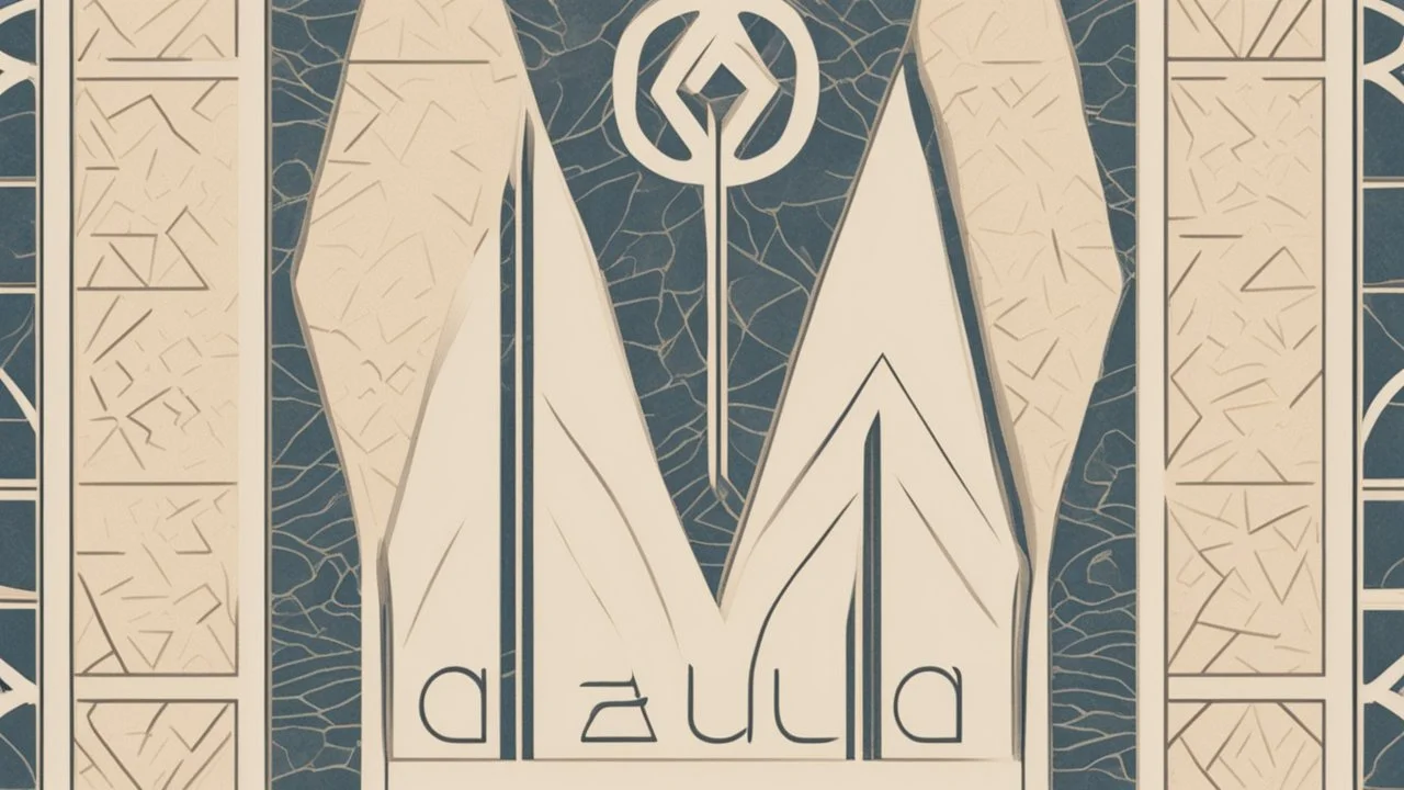 The logo of "AlUla Stone" for building with stone represents the beauty and natural strength of stone. The logo consists of a distinctive symbol that symbolizes its identity and activity. The logo features harmonious colors and a simple and elegant design. The symbol in the logo embodies a piece of precious stone, engraved with delicate geometric shapes and delicate details. The stone highlights the strength and solidity of the company and its skill in the stone building industry. In the logo,