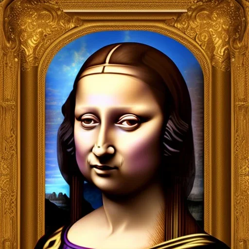 Monalisa wearing a saree, hyper realistic photograph