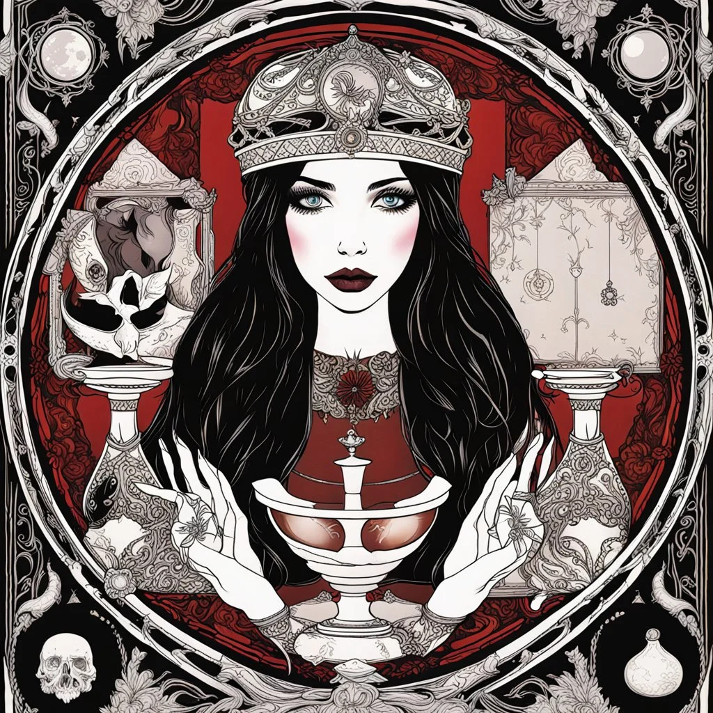 A tarot card is also a magazine cover.