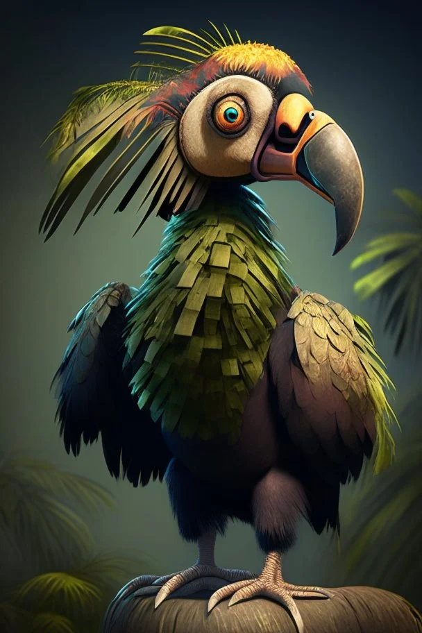 a tiki dodo bird