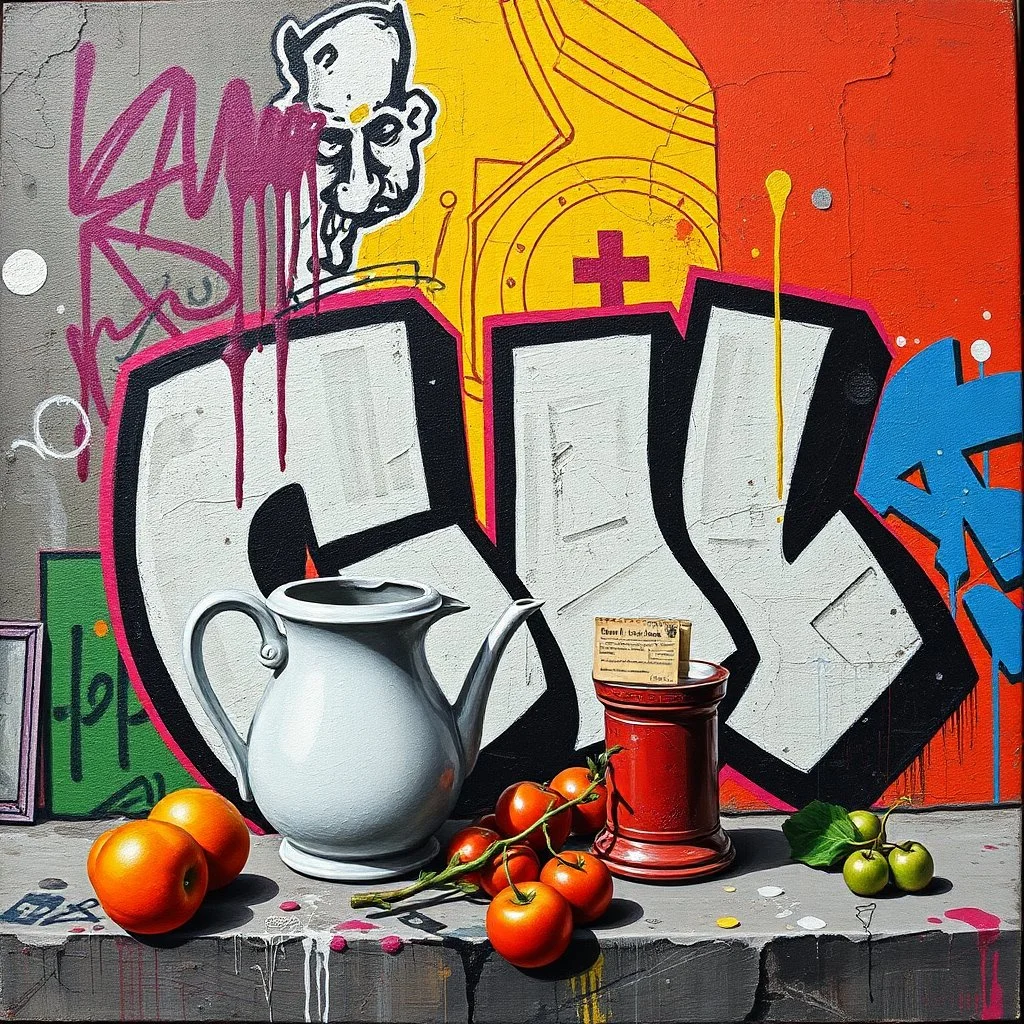 Graffiti Art. Still life.
