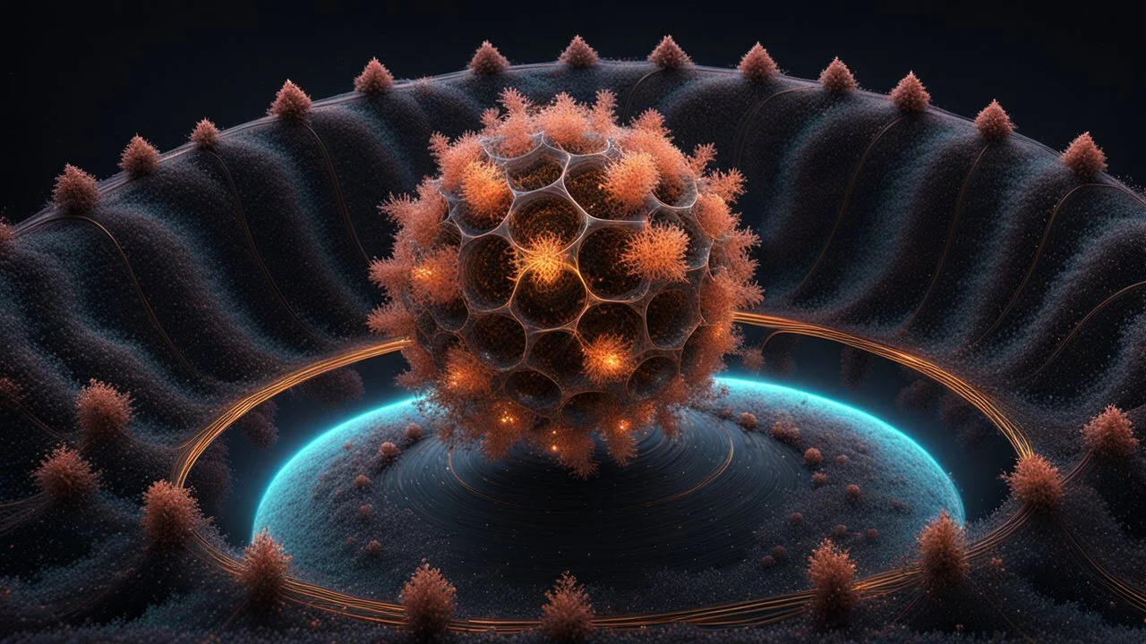 3D-rendered organics form, futuristic, fantasy, nuclear, geometrical shape, single colorful objects, fractal, abstract, scientific, Bose–Einstein condensate, quantum entanglement, friendly, beautiful, black background, octane render, 8k post-production, artstation: award-winning: atmospheric: commanding: fantastical: clarity: 16k: ultra quality: striking: brilliance: liquid medium: stunning colors: amazing depth; lens: f/8, 28mm