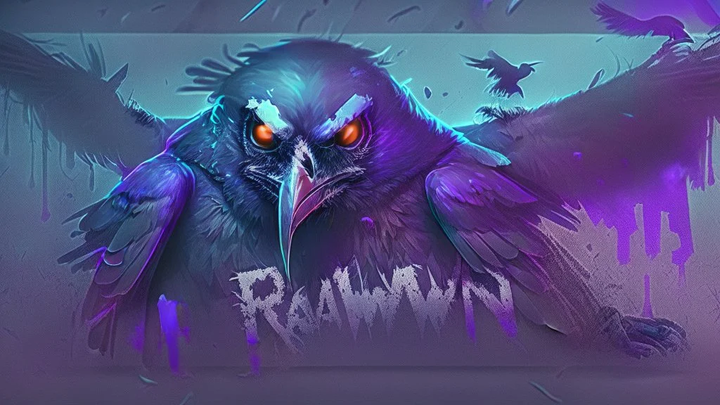 Twitch horror banner gaming crow