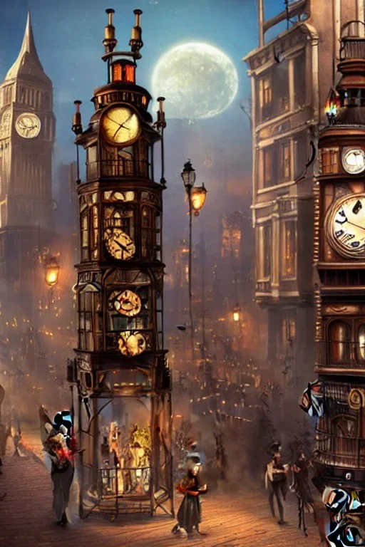 city magic steampunk