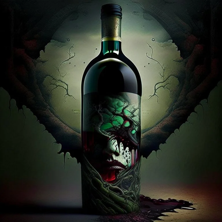 A bottle of wine in which all the evil of the world is hidden.