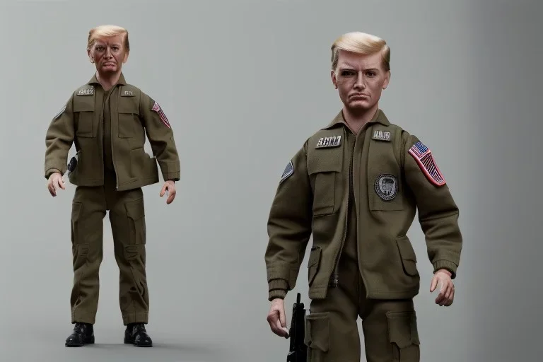 trump G.i. joe doll