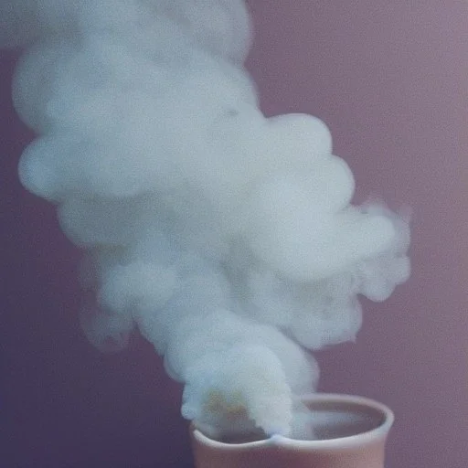 tiny delicate smoke and steam, beautiful composition, centered in frame, smoke effect, steam effect, pastel colors, plain solid color, highly intricate, extremely ornate, highly detailed, photorealistic, chiaroscuro, aesthetic layout, monochrome pantone, minimalist photography, hyper realistic, octane render, minimalist art