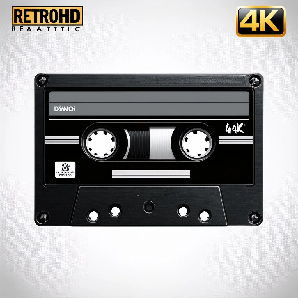 cassete retrohd 4k realista