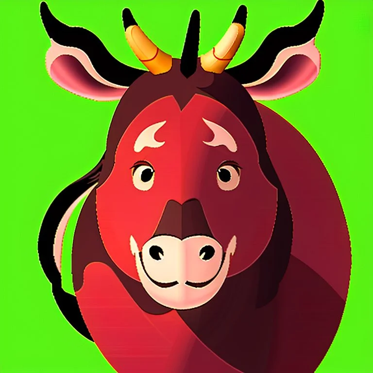 A giddy gnu. Logo