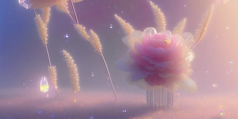 crystal subtle flower in a galactic ambiance beautiful fairy, transparent, delicate colors, in the foreground, full of details, smooth，soft light atmosphere, light effect，vaporwave colorful, concept art, smooth, extremely sharp detail, finely tuned detail, ultra high definition, 8 k, unreal engine 5, ultra sharp focus