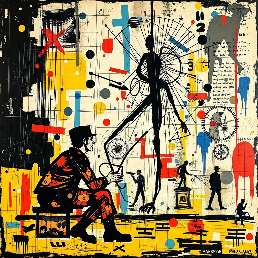 this isnt a game this is financial revolution style of basquiat x pollock