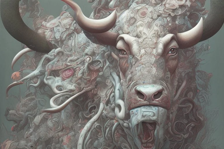 bull by james jean