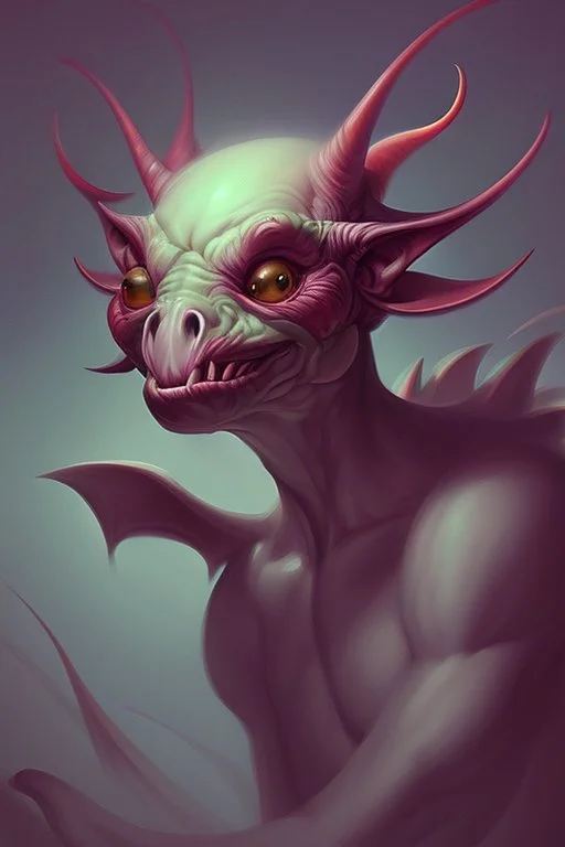 Goblin Beast, Art Style, abstract, feminine, surreal, photorealistic, and oil, fine art, limited edition, trending on pixiv, artstation, deviantart