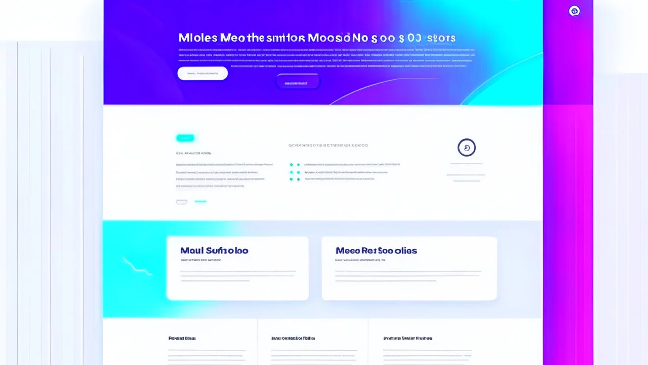 modern light-theme landing page desktop website for a SaaS company , ux, ui, ux/ui website –v 4 –stylize 800