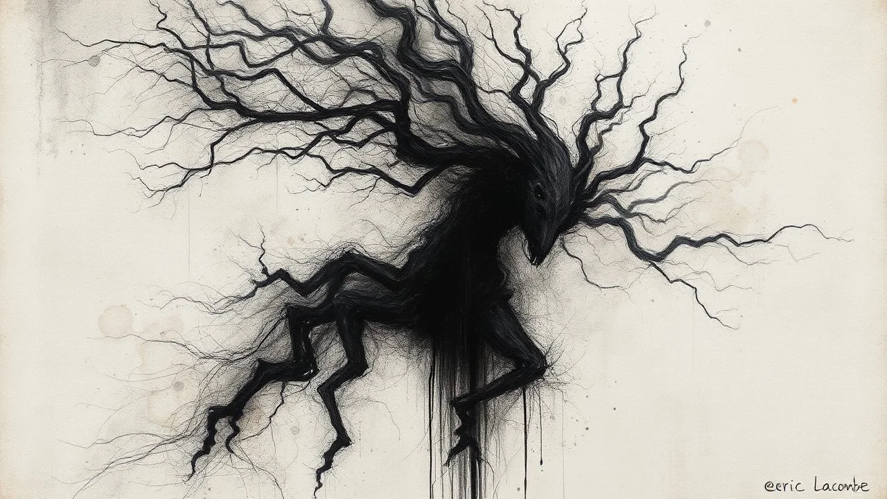 Create an image inspired by the work of Eric Lacombe