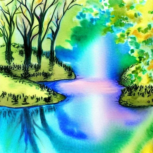 Water color fairytale