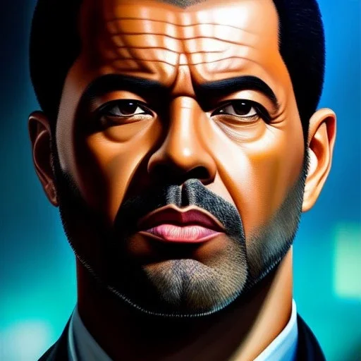 Ultra detailed fullbody Portrait in oil on canvas of Grand Theft auto,extremely detailed digital painting, extremely detailed face, crystal clear eyes, mystical colors ,perfectly centered image, perfect composition, rim light, beautiful lighting,masterpiece ,8k, stunning scene, raytracing, anatomically correct by Seung Eun Kim and simon bisley and Nagasawa Rosetsu.16k