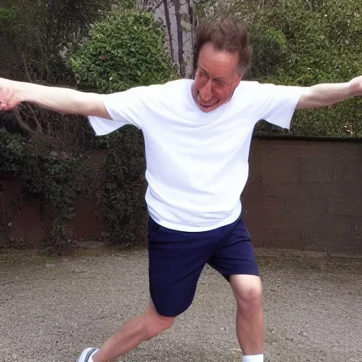 Donald truco con pantalones cortos