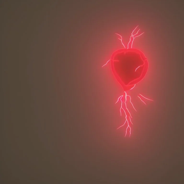 Glowing heart