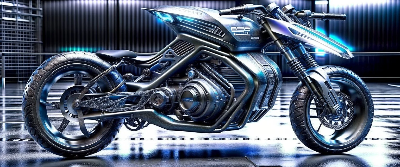 futuristic monster bike