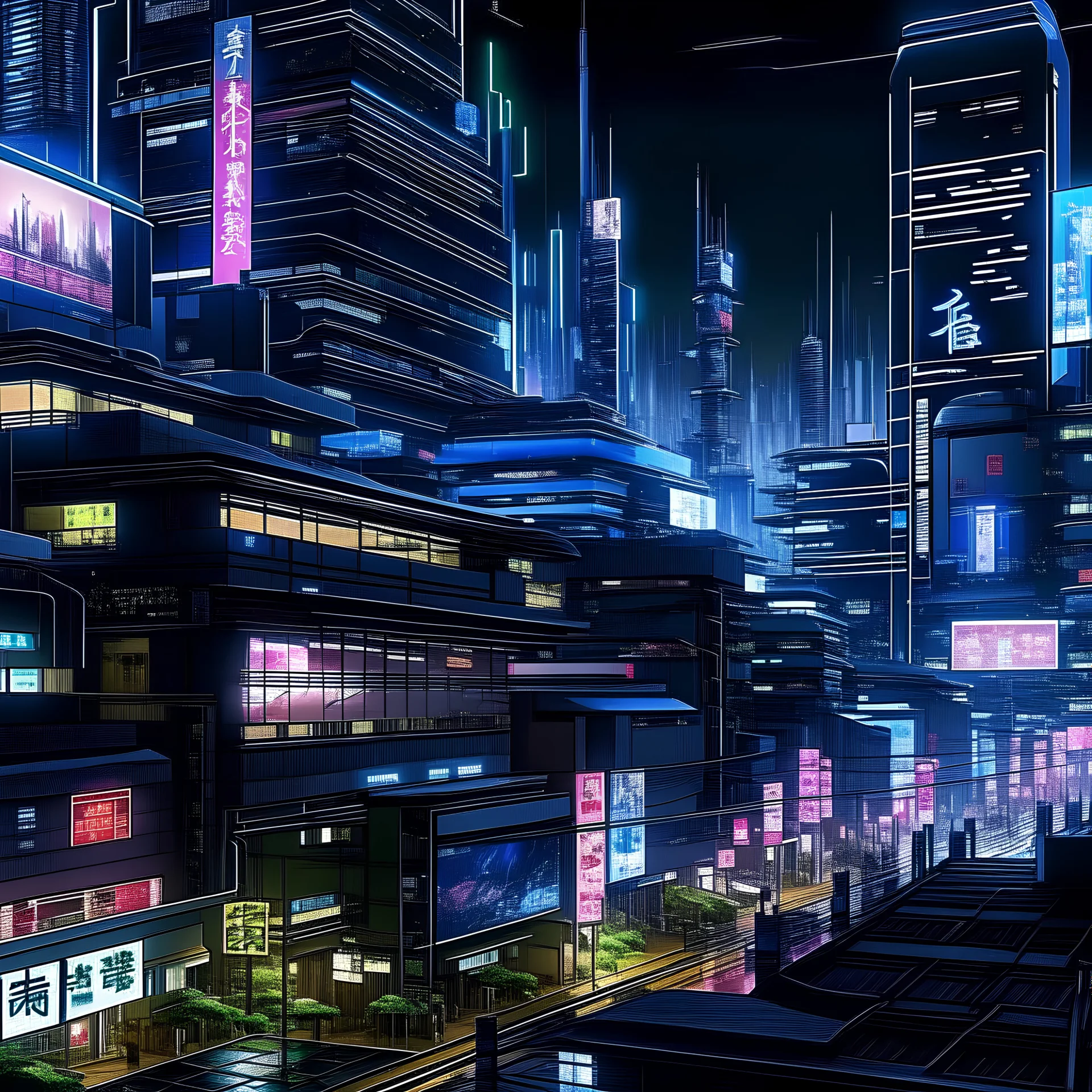 Japanese cyber city