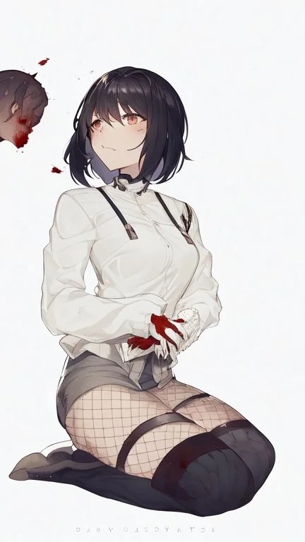 Babası için insan öldüren bir kız kanlı bir eldiven takıyor