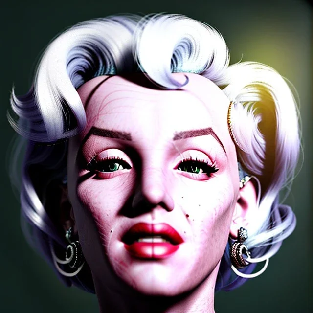 Realistic image portrait, sweet Marylin Monroe, 2020 fashion style, highly detailed, unreal engine 5, ray tracing, RTX, lumen lighting, ultra detail, volumetric lighting, 3d, finely drawn, high definition, high resolution.