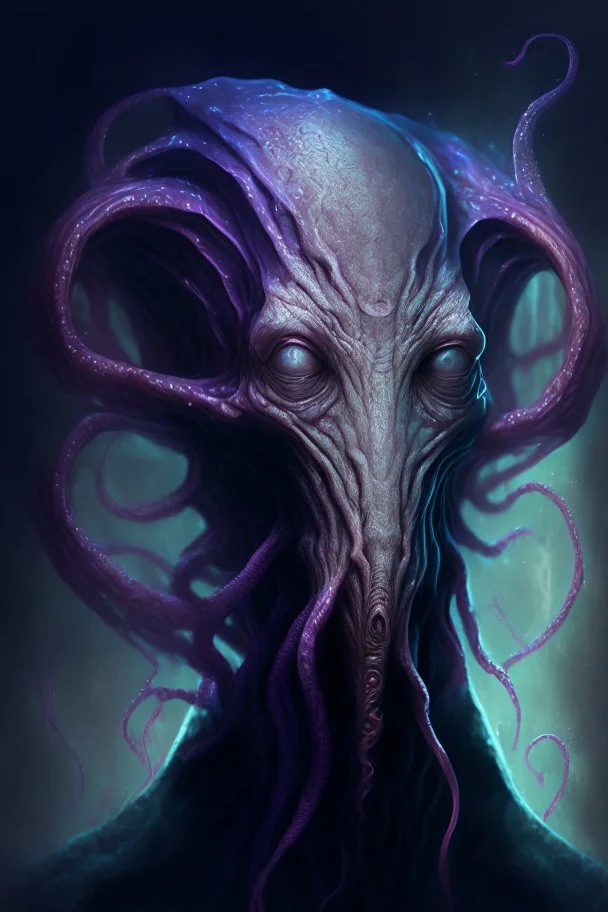 A portrait of a Mind Flayer