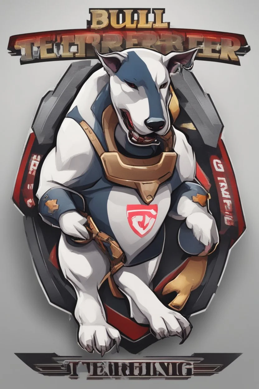 bull terrier gaming logo