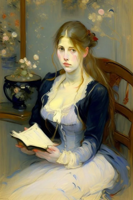 Berthe Morisot, Reading, 1873, Cleveland Museum of Art van gough