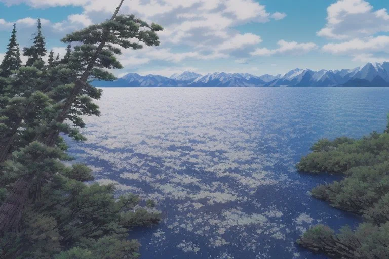 A lake in Alberta