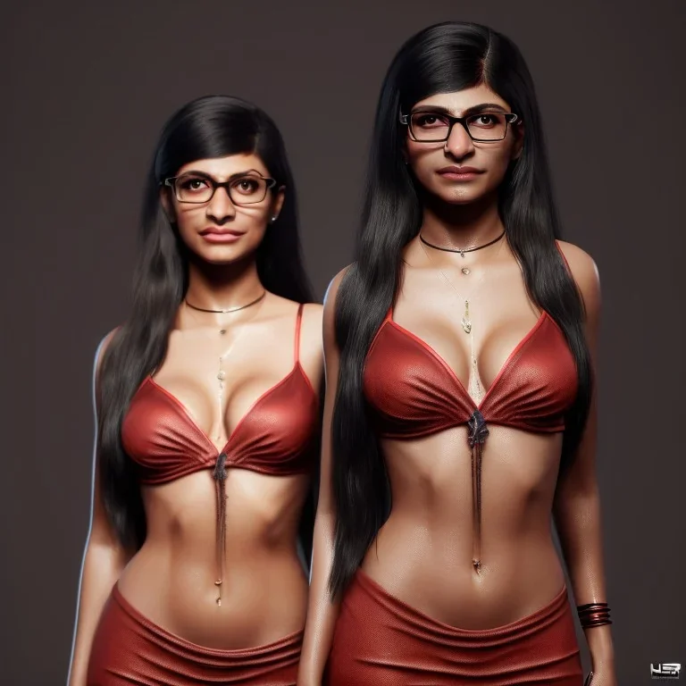 mia khalifa, dress red, long black hair, realistic, intriacte detail, sci-fi fantasy style, volumetric lighting, particales,highly detailed,cinamatic, deep colours,8k