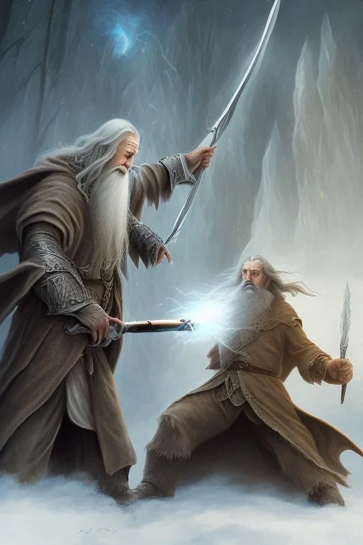 gandalf fight with saruman