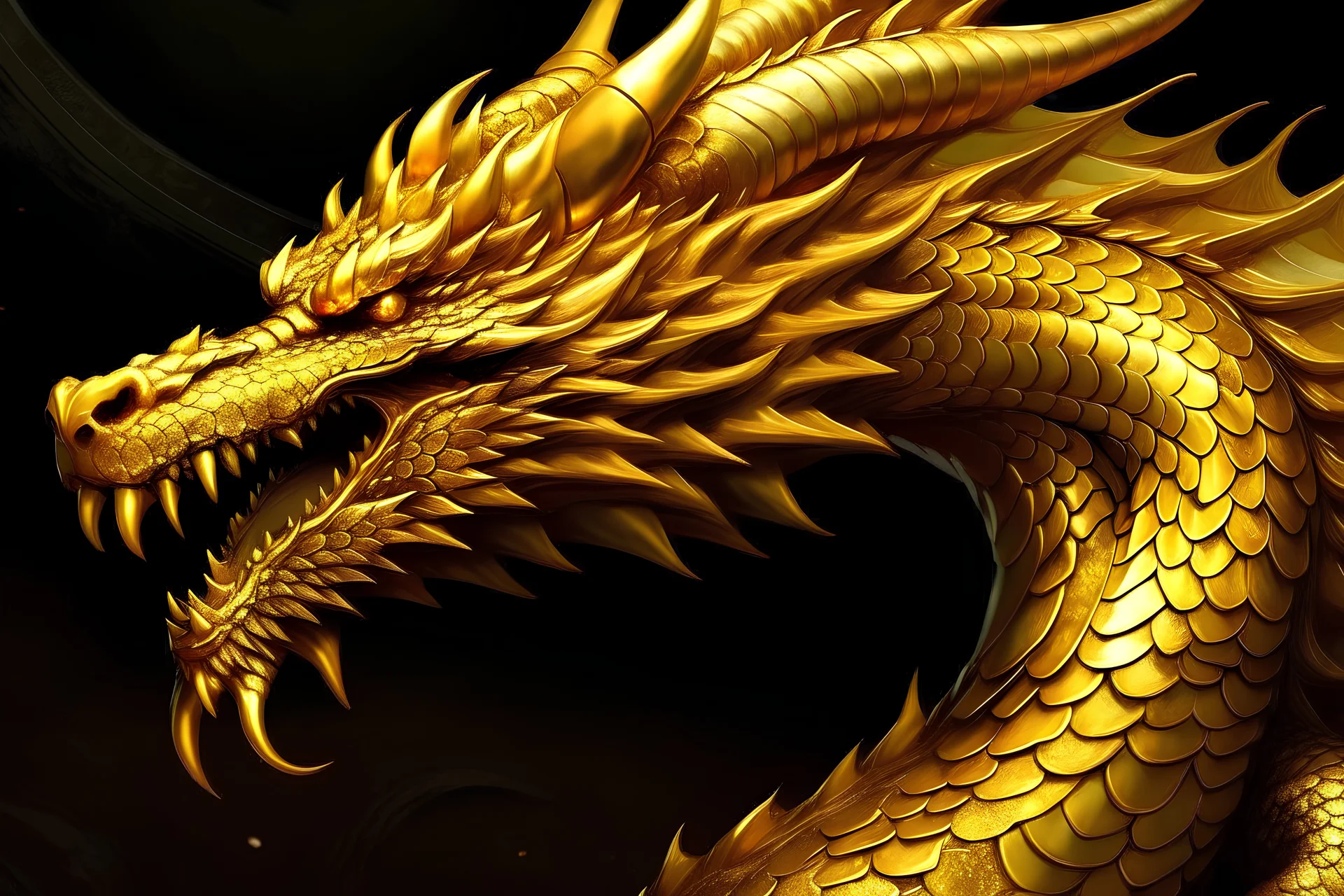 the gold dragon