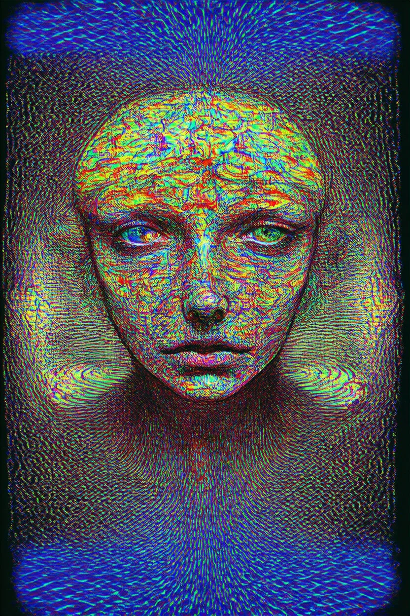 bi-cameral mind; Neo-surrealistic Optical Art