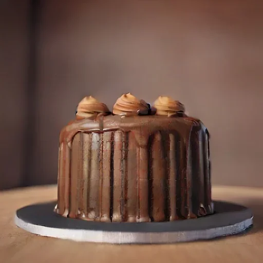 house cake caramel, chocolate, unreal engine