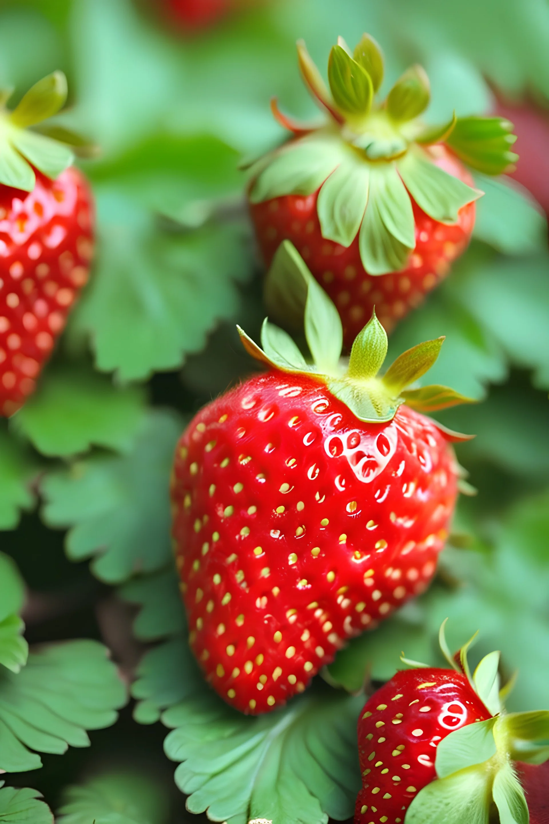 strawberry on farm strawberries