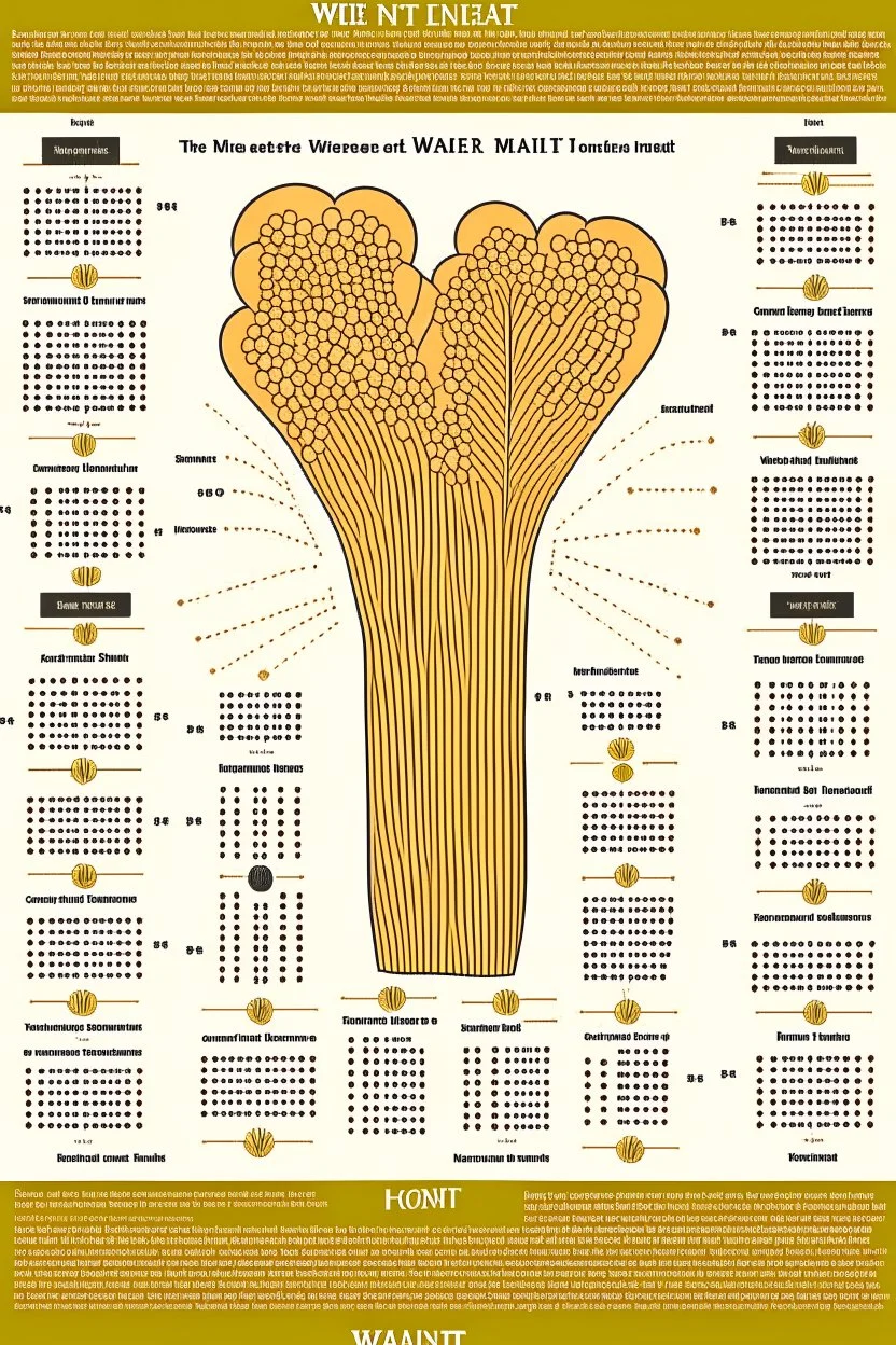 Wheat mind map for interior design