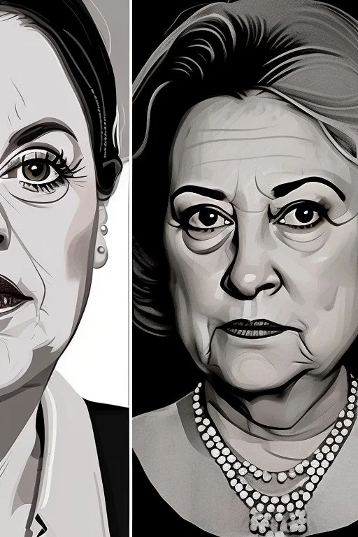 Portraits of powerful female politicians
