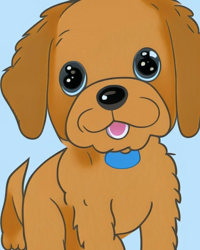 cute clipart dog