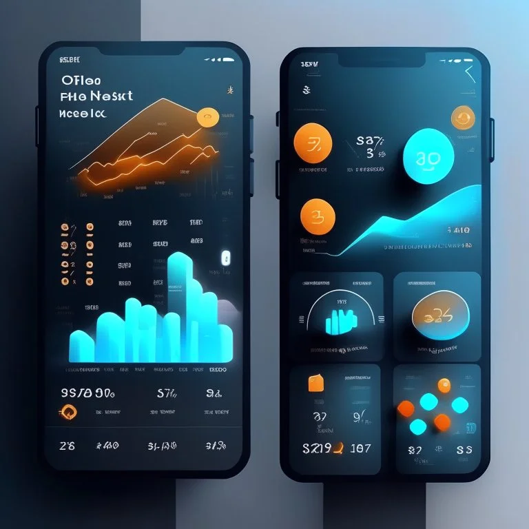 Design a visually engaging splash screen For ios/android app that represents the concept of social trading and showcases your brand identity. Consider incorporating elements like trading charts, financial symbols, or people connecting.