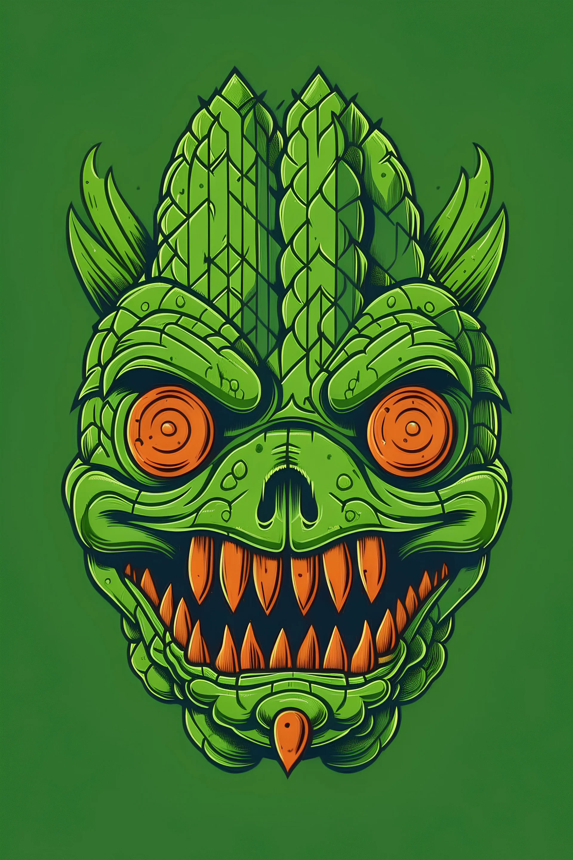 classic nopal face monster