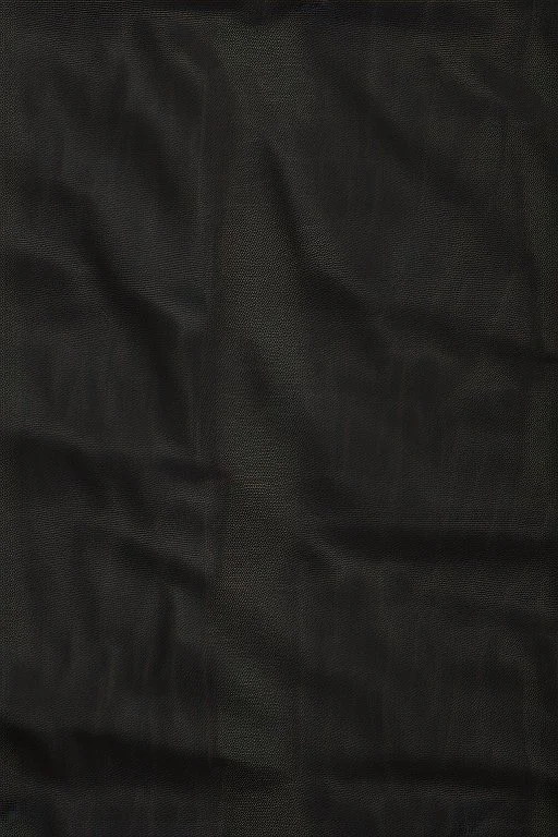 Crinkled black fabric