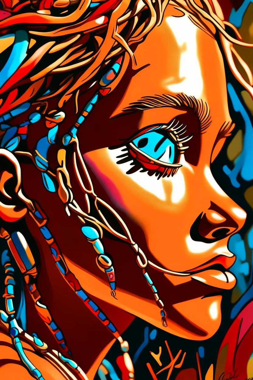expressionism, Pixar style, in abstract art Basquiat, Picasso, Miro, Kandinsky, Klee, Birell, Fairey, Ardon, Buffet and Picasso style, HD --s 750 --v 5.1 --style raw, water color