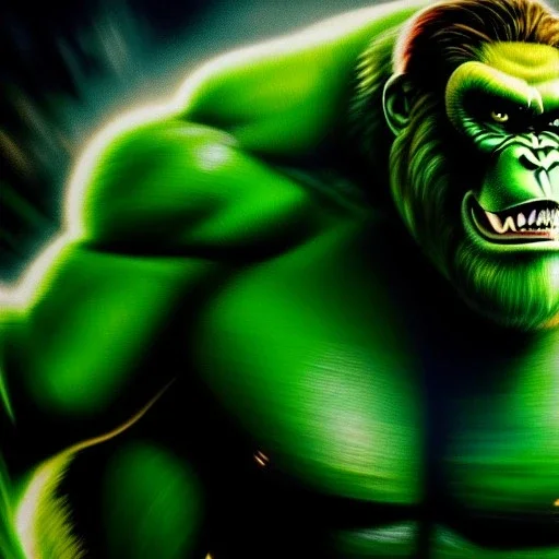 Ultra detailed fullbody Portrait in oil on canvas of king kong merges with Green Lantern with armor,intense stare,extremely detailed digital painting, extremely detailed face,crystal clear Big eyes, mystical colors ,perfectly centered image, perfect composition, rim light, beautiful lighting,masterpiece,8k, stunning scene, raytracing, anatomically correct, in the style of robert e howard and Ken Kelley and Ohrai Noriyoshi and Simon Bisley and tomzj1