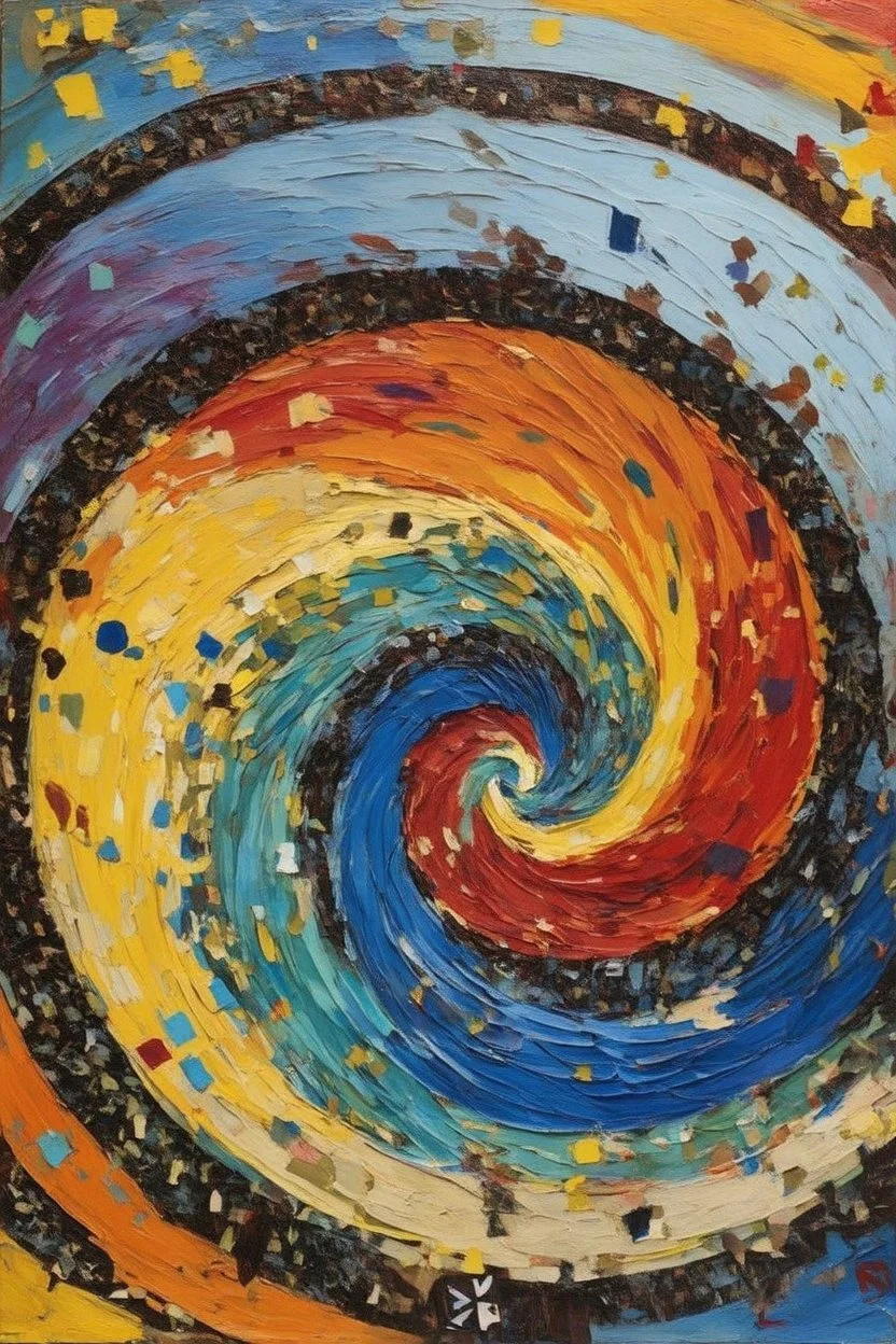 Maniacs in the Fourth Dimension; in the style of Henri Matisse.