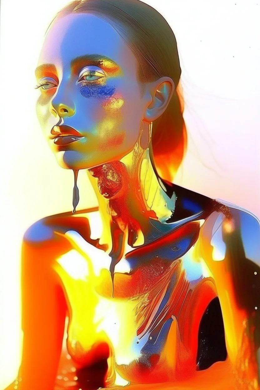 a fluidity that is freeing beyond description; , Golden Hour; Iridescent; Controversial; Supremely Detailed; Stupendous