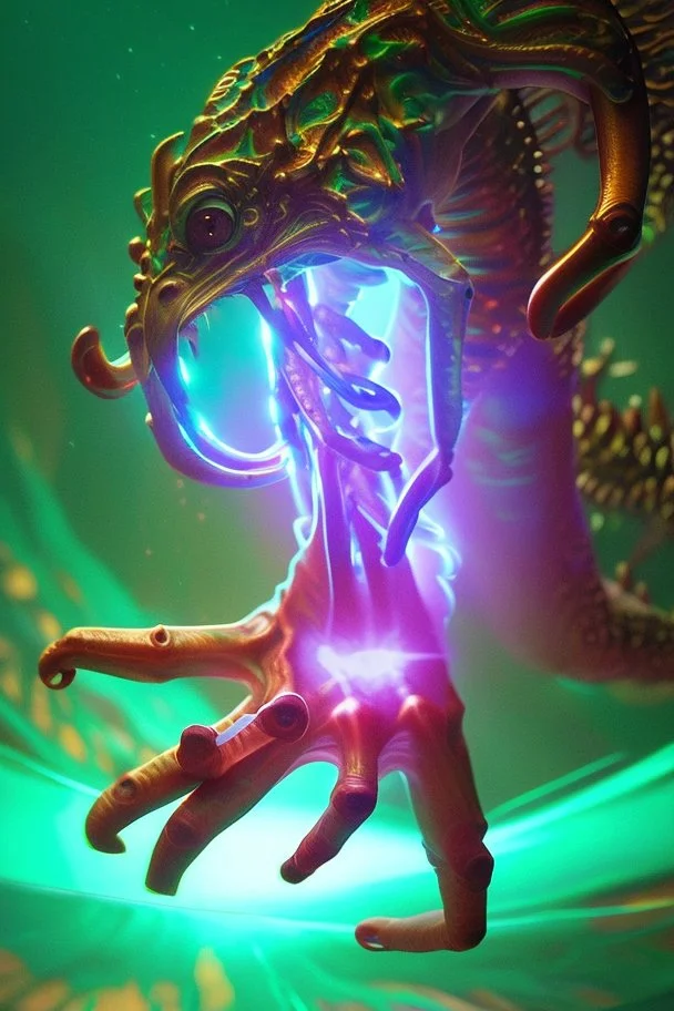 Glowing ring creature, colourful highly detailed incredibly, Volumétrica lighting, high definition, , hypermaximalist, elegant, hyper realistic, super detailed, dynamic pose, photography, Incredibly detailed, sharpen details, cinematic production still, cinematography, photorealistic, epic composition Unreal Engine, Cinematic, Beautiful Lighting, Accent Lighting, insanely detailed and intricate, hyper-maximalist, elegant, hyper realistic, supe